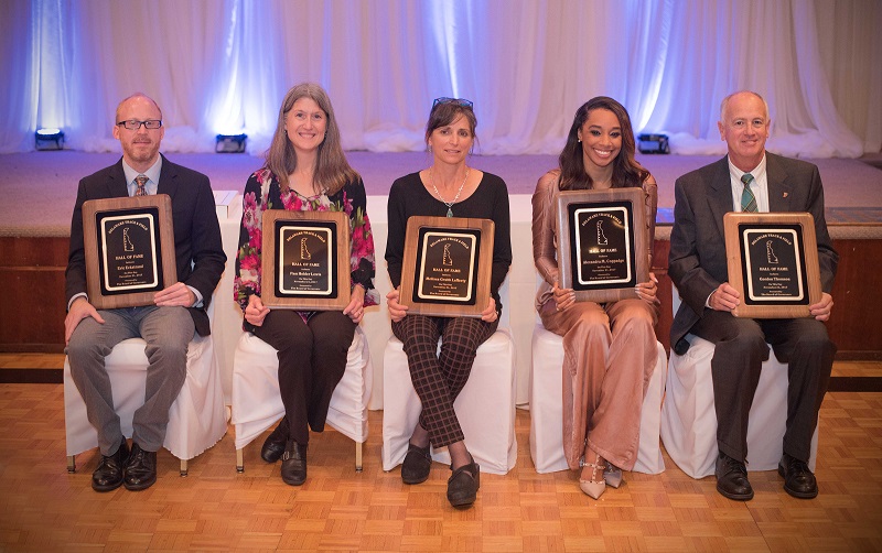 2017 Inductees at Banquet